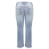 Women Fashionable Straight Pants Basic Skinny Slim Stretch Jeans Pants